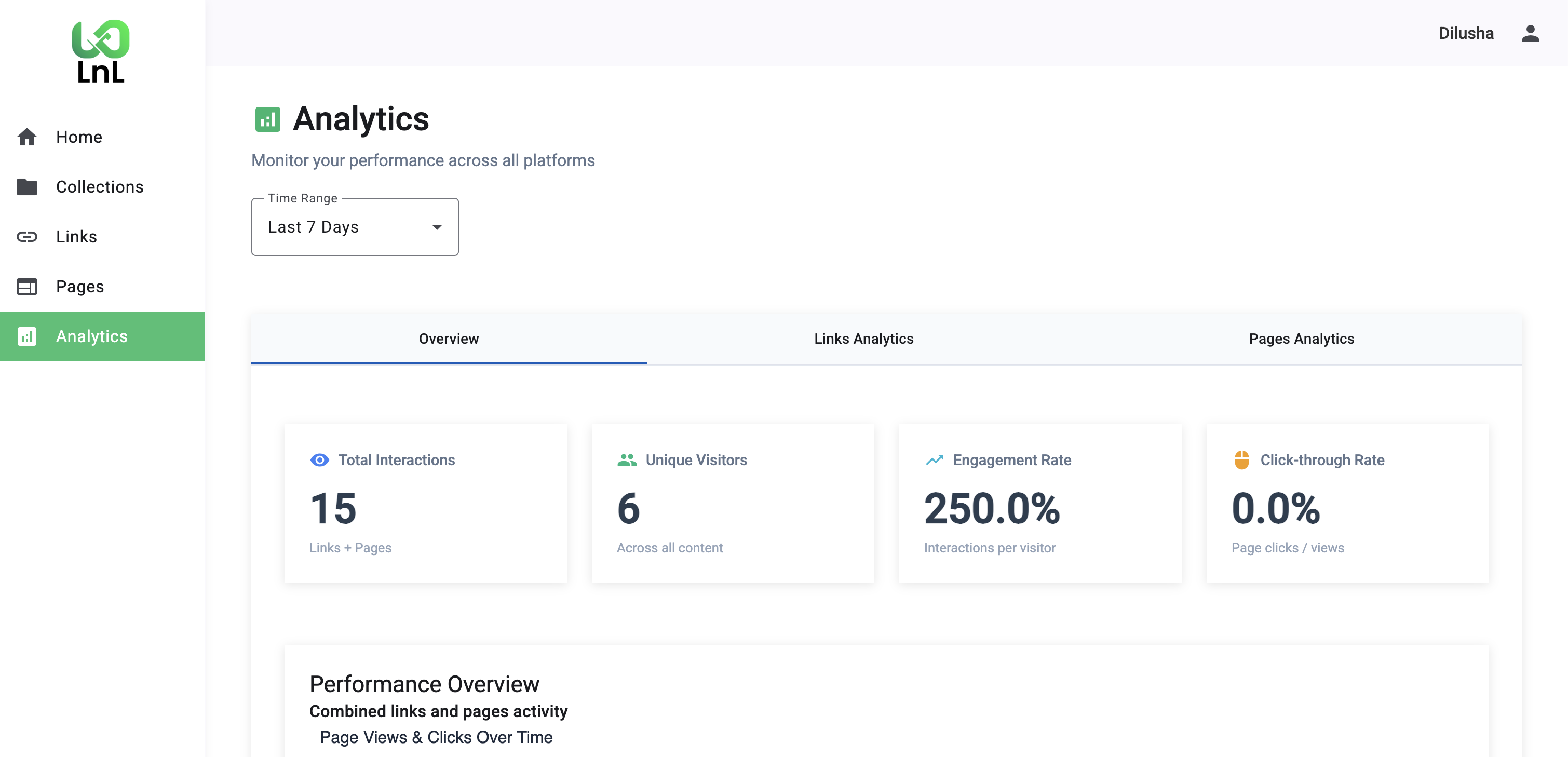 Analytics Dashboard