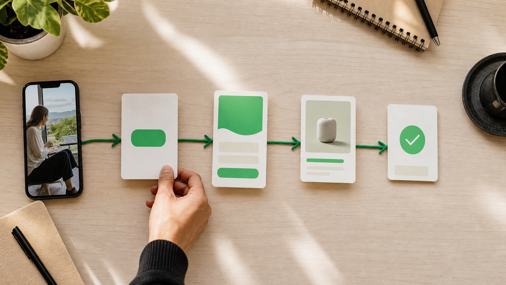 Creator mapping a simple path from social content to a product sale